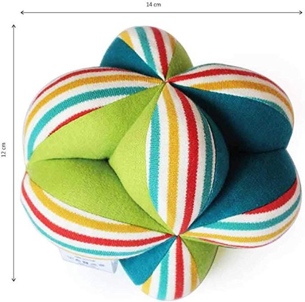 Shumee Colorful Clutch Ball for Babies (Age 0+) - Sensory and Fine Motor Skills