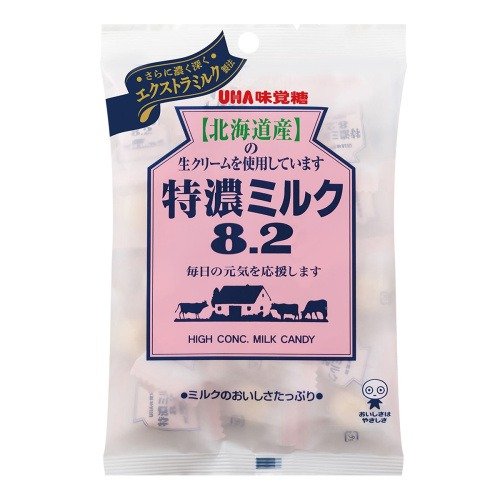 UHA悠哈 味觉糖 8.2系列 北海道特浓牛奶糖 105g