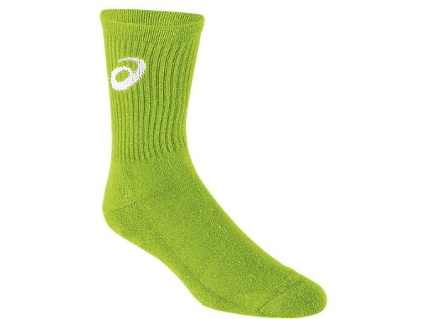 Unisex Team Crew Socks | Neon Green | Socks | ASICS