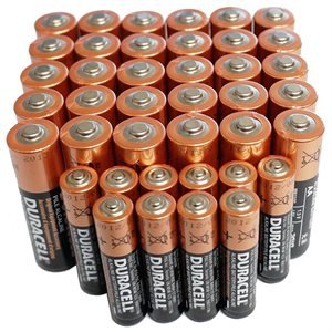 Duracell Copper Top 30-Pack AA + 10-Pack AAA Alkaline Batteries
