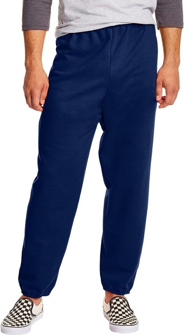 Men's Sweatpants, EcoSmart Best Sweatpants for Men, Men's Athletic Lounge Pants with Cinched Cuffs (1 or 2 Pack Option)