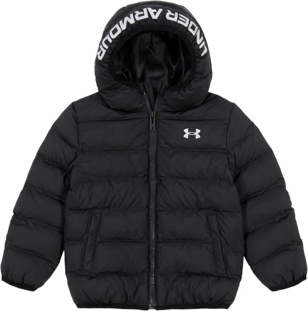 Boys' Pronto Puffer Jacket, Mid-Weight, Zip Up Closure, Repels Water
