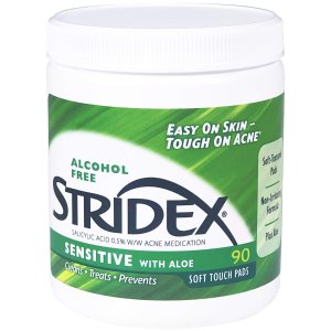 Stridex 祛痘痤疮黑头粉刺湿巾3盒装 0.5%水杨酸温和焕肤