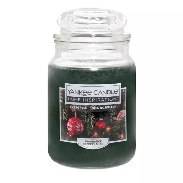 Jar Candle, 19 oz. - Evergreen Pine and Rosemary