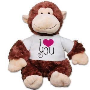 I Love You Monkey Plush @ 800Bear