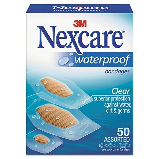 Nexcare 透明防水创可贴 50张不同尺寸