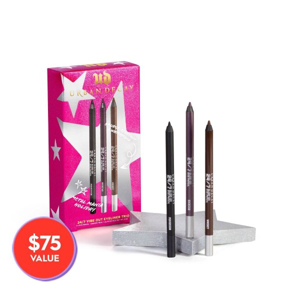 24/7 Vibe Out Eyeliner Trio Holiday Makeup Set