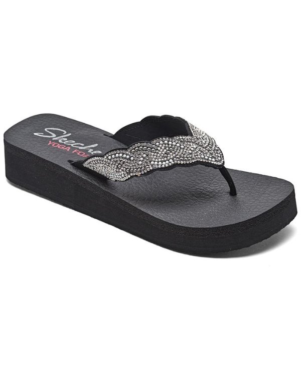 Women's Vinyasa - Happy Pearl Flip-Flop Thong Athletic Sandals from Finish Line