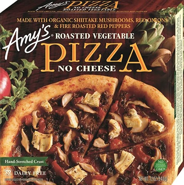 Amy's冷冻烤蔬菜披萨