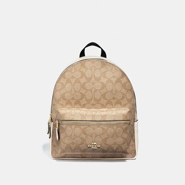 Medium Charlie Backpack in Signature Canvas