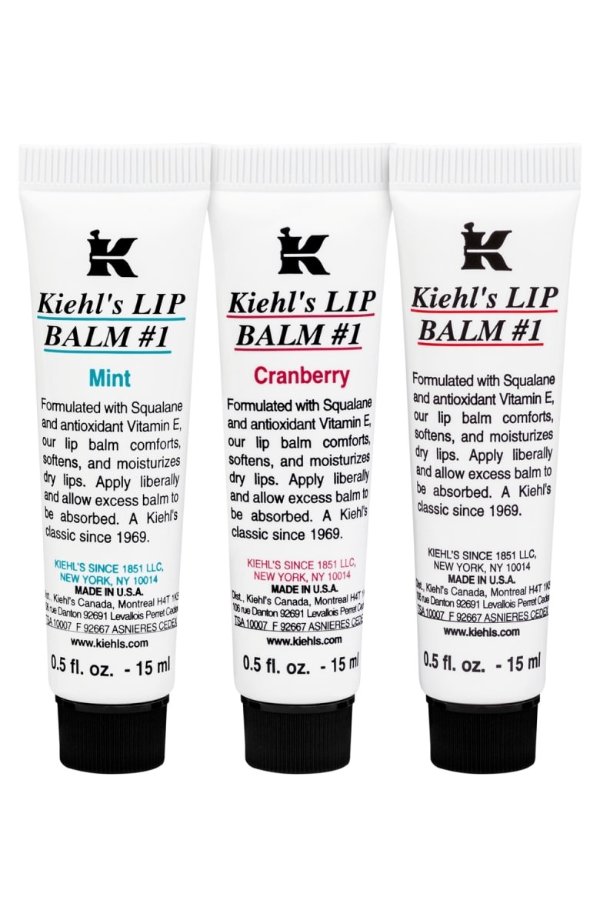 Kiss Me with Kiehl's Lip Balm Trio