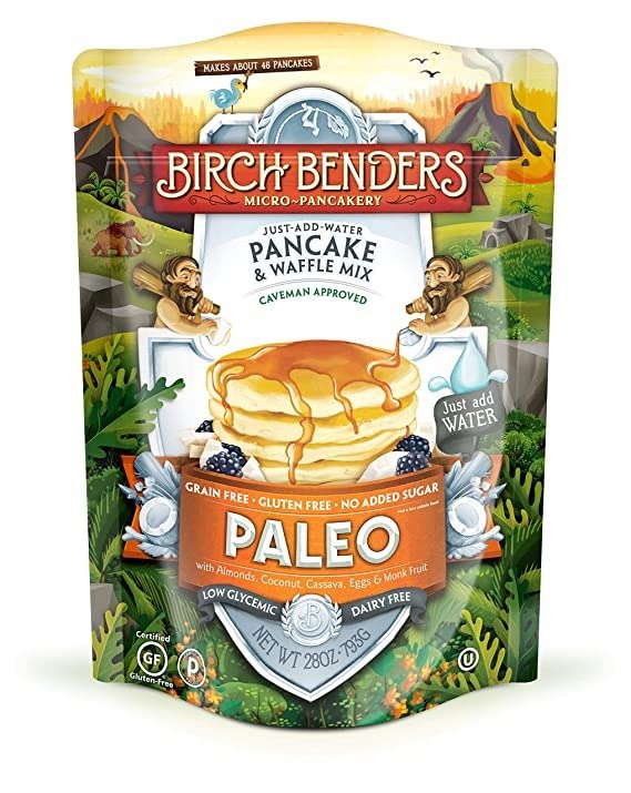 Paleo Pancake & Waffle Mix, Made With Cassava, Coconut & Almond Flour, Just Add Water, 28 Oz