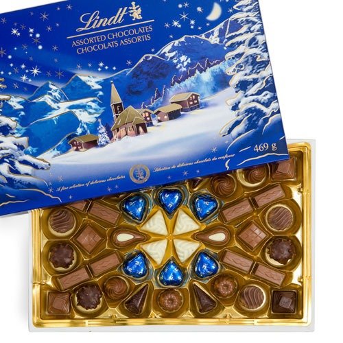 节日冬村巧克力44颗礼盒