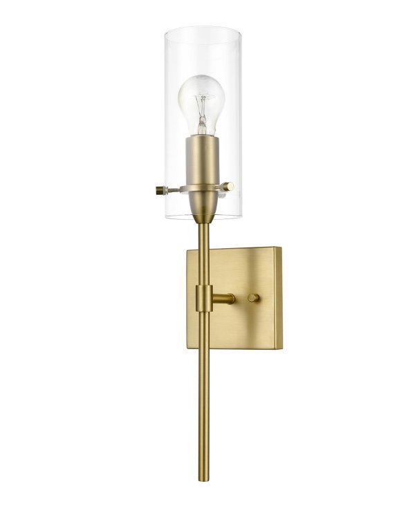 Montreal Clear Glass Wall Sconce
