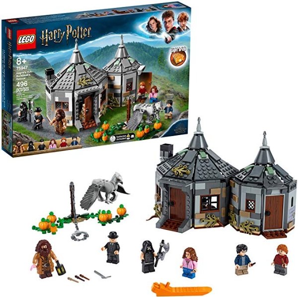 Harry Potter Hagrid's Hut: Buckbeak's Rescue 75947 Toy Hut Building Set from The Prisoner of Azkaban Features Buckbeak The Hippogriff Figure (496 Pieces)