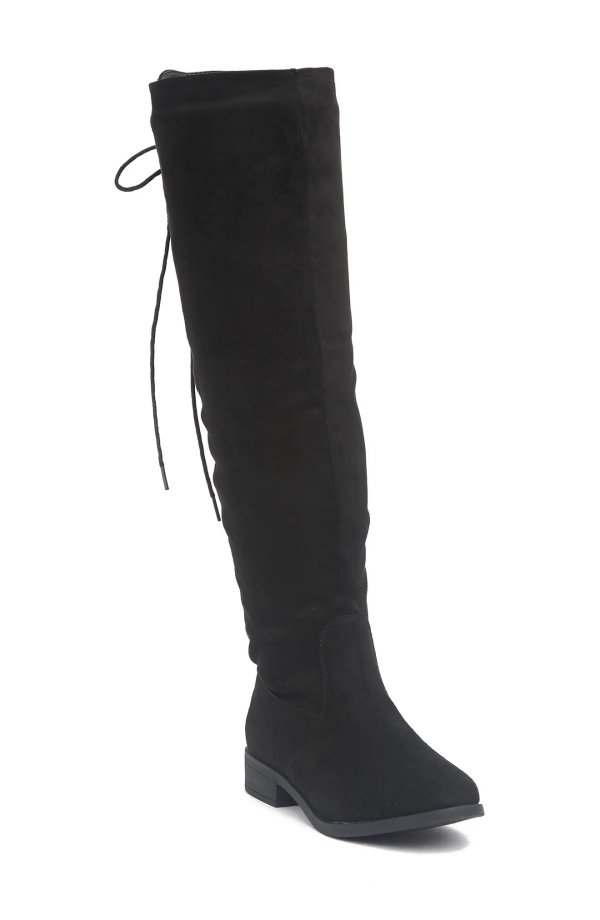 Tie Back Over the Knee Boot