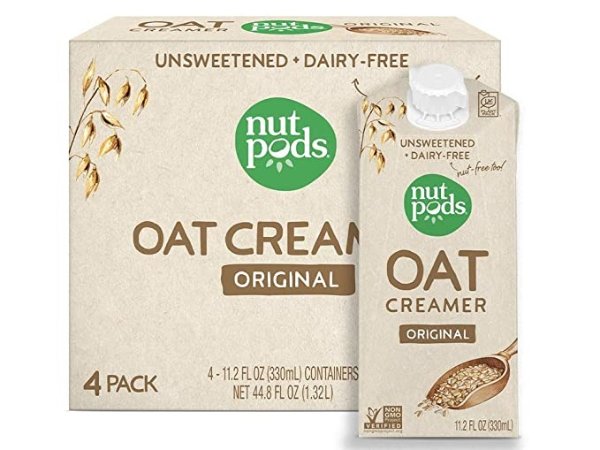 Oat Coffee Creamer by, Original 4-pack