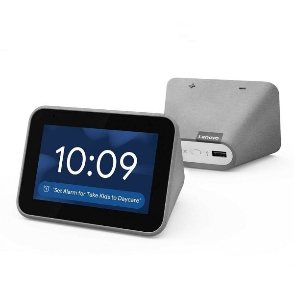 ZA4R0002US Smart Clock with the Google Assistant Gray
