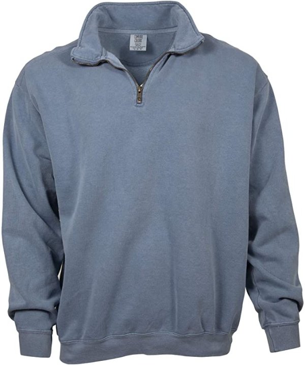 Men's Adult 1/4 Zip Sweatshirt, Style 1580