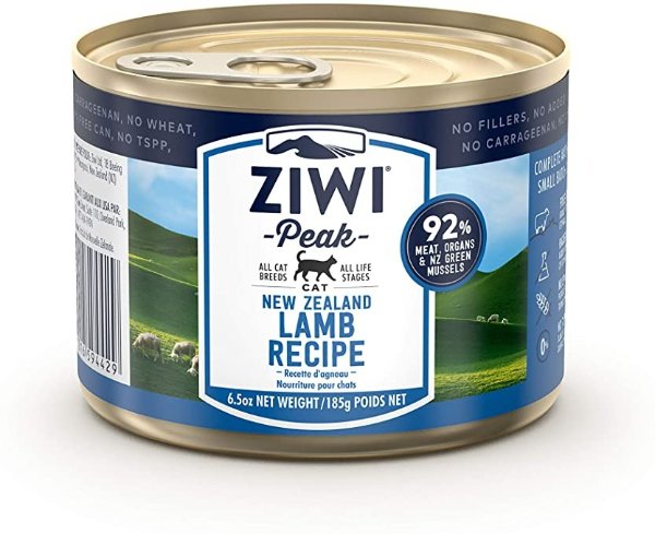 ZIWI Peak Canned Wet Cat Food – All Natural, High Protein, Grain Free & Limited Ingredient, with Superfoods