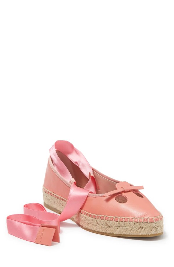 The Mouse Espadrille Lace-Up Flat