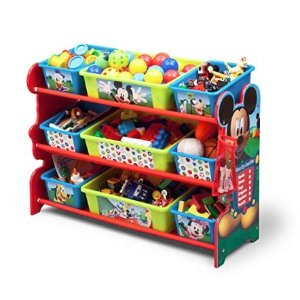 史低价：Delta Children 儿童三层玩具收纳架，迪士尼米老鼠主题