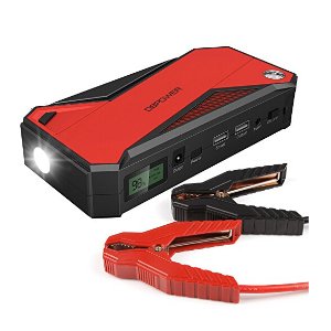 DBPOWER 600A Peak 18000mAh Portable Car Jump Starter+Battery Booster and Phone Charger