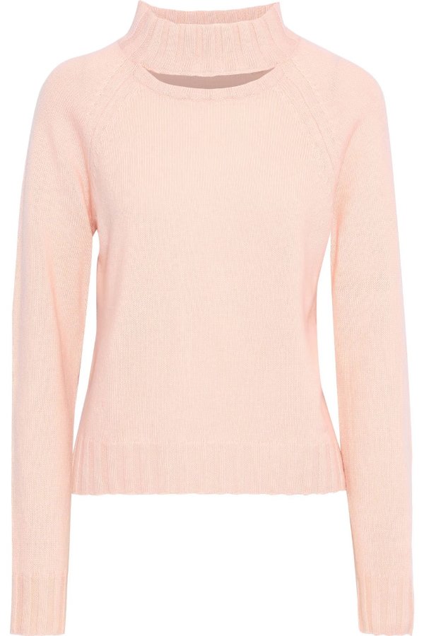 Abel cutout wool and cashmere-blend turtleneck sweater