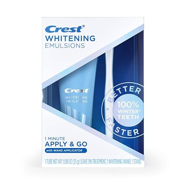 Whitening Emulsions Leave-on Teeth Whitening Gel Kit with Applicator, 0.88 Oz (25 G)