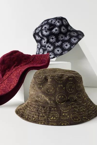 Icon Quilted Corduroy Bucket Hat