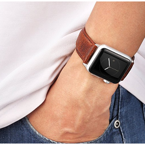 Benuo 苹果手表复古真皮表带 42mm