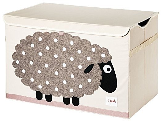 Toy Chest, Beige Sheep