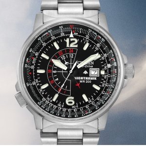 Citizen BJ7000-52E Eco-Drive Nighthawk Watch