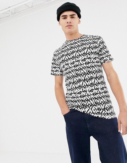 Another Influence All Over Abstract Print T-Shirt | ASOS