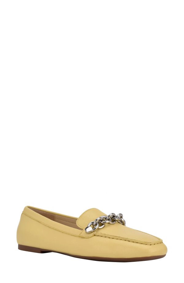 Elanna Leather Chain Link Loafer