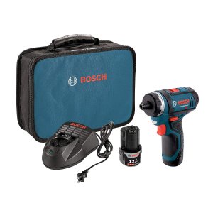 Bosch 12V Max 2-Speed Pocket Driver Kit with 2 Batteries, Charger and Case