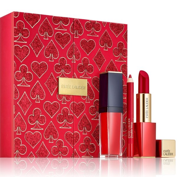 3-Pc. Limited Edition Lady Luck Ruby Lips Gift Set