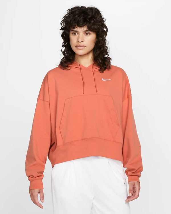 Sportswear Women's Oversized Jersey Pullover Hoodie..com