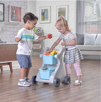 Modern Mart Push And Pull Toy Shopping Cart