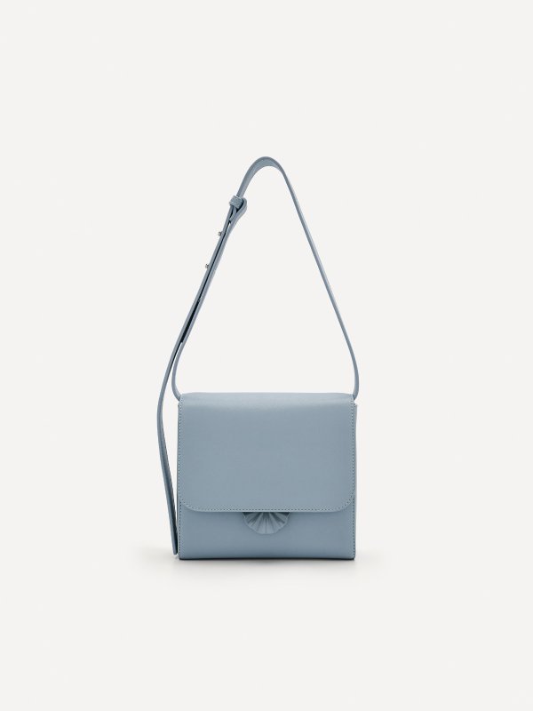 Iris Shoulder Bag - Slate Blue