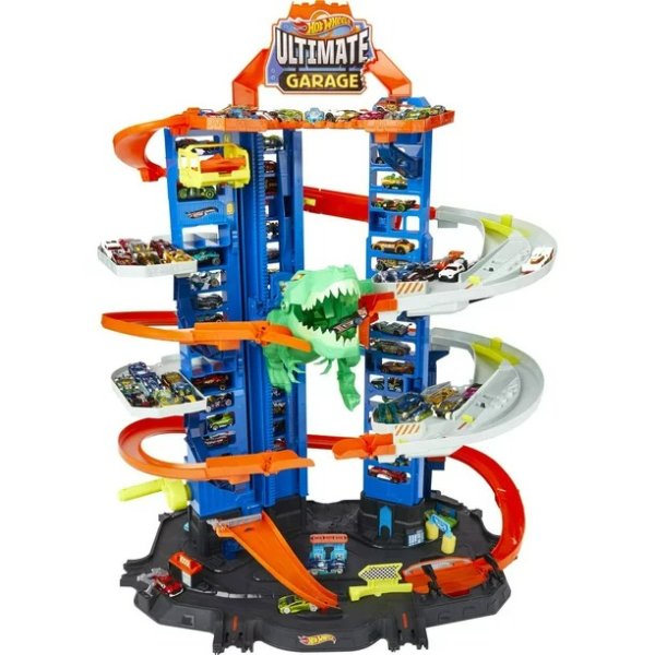 Track Set and 2 Toy Cars City Ultimate Garage Playset