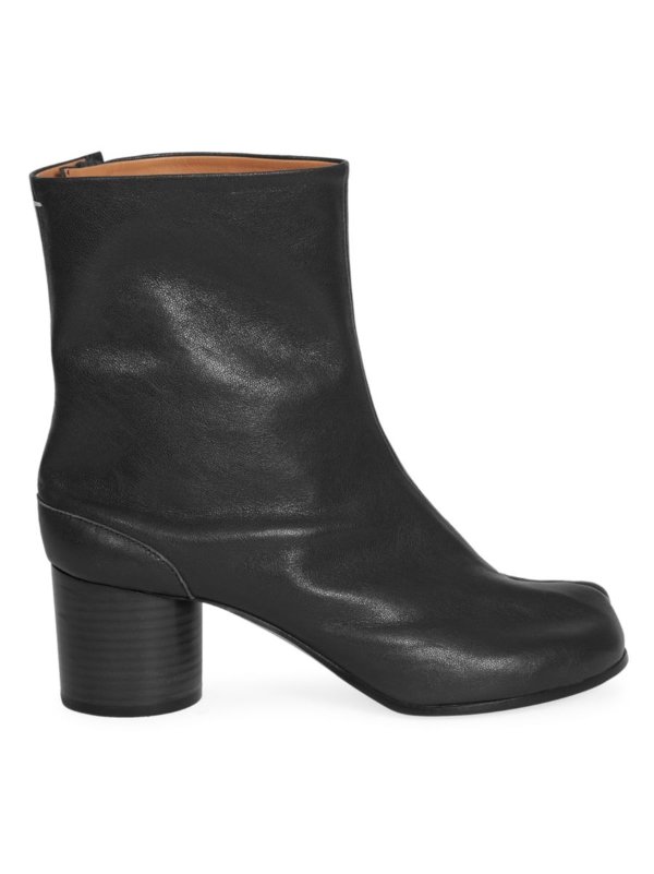 Tabi Split-Toe Leather Boots
