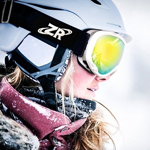 Zionor Lagopus Ski Snowboard Goggles UV Protection Anti-Fog Snow Goggles for Men Women Youth