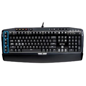 Logitech  G710 Blue Mechanical Gaming Keyboard with Cherry MX Blue Switches for Tactile High-Speed Feedback