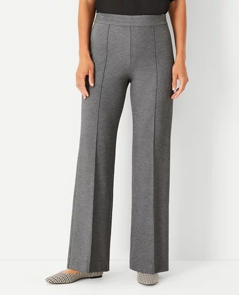 The Side Zip Straight Pant | Ann Taylor