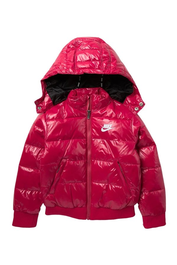 Quilted Puffer Hooded Jacket(Little Boys)
