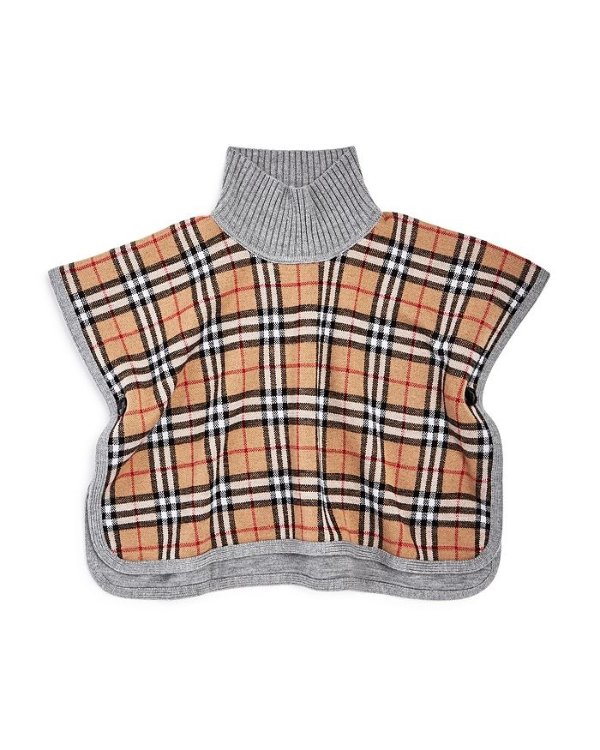 Girls' Beatrix Reversible Wool Cape - Big Kid