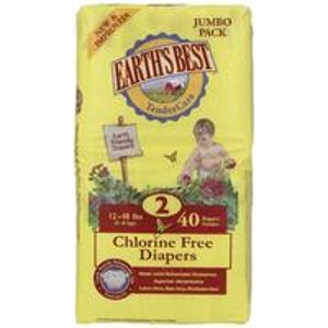 Earth's Best TenderCare Chlorine Free Diapers(size2-6)