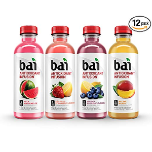 闪购：Bai 天然抗氧化饮料 四种混合口味 18oz 12瓶装