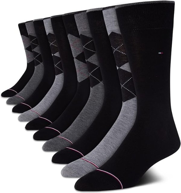 Men's Dress Socks - Classic Comfort Crew Sock (10 Pack)